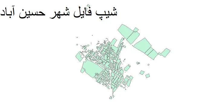 دانلود شیپ فایل بلوک آماری شهر حسین آباد