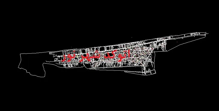 دانلود نقشه اتوکد شهر نور