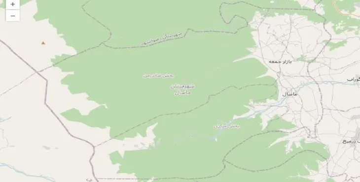 دانلود نقشه شهرستان ماسال + pdf با کیفیت بالا