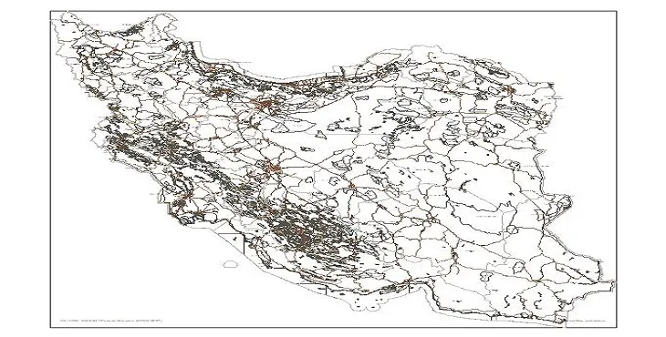 پک داده مکانی ایران + KML. DWG. PDF. GeoJSON ...
