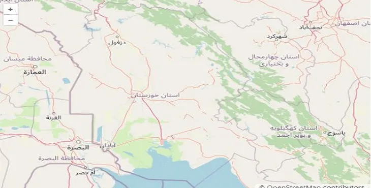 دانلود نقشه استان خوزستان + pdf با کیفیت بالا