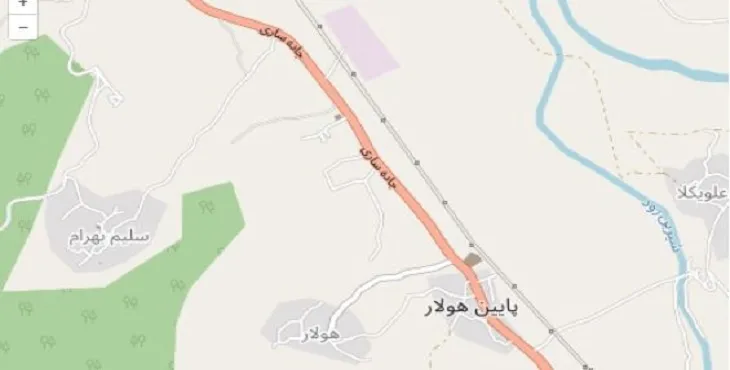 دانلود نقشه شهر پایین هولار + pdf با کیفیت بالا