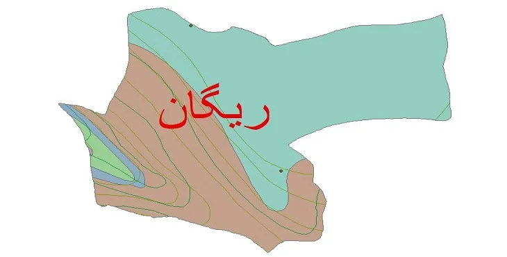 نقشه شیپ‌ فایل اقلیم‌شناسی شهرستان ریگان + 7 لایه اقلیمی