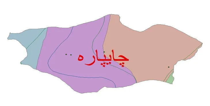 نقشه شیپ فایل اقلیمشناسی شهرستان چایپاره + 7 لایه اقلیمی