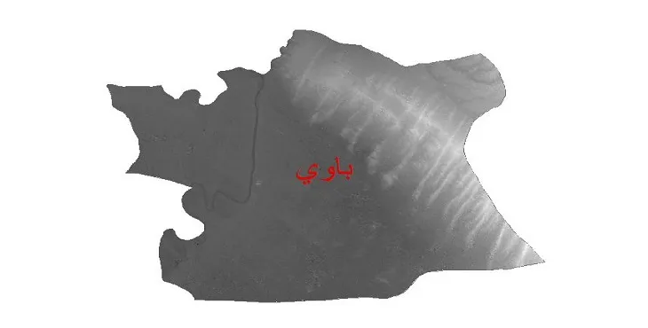 دانلود نقشه دم (DEM) شهرستان باوی | دقت 30 متر