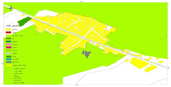 جدیدترین نقشه شهر چاپشلو | قابل چاپ + کیفیت بالا