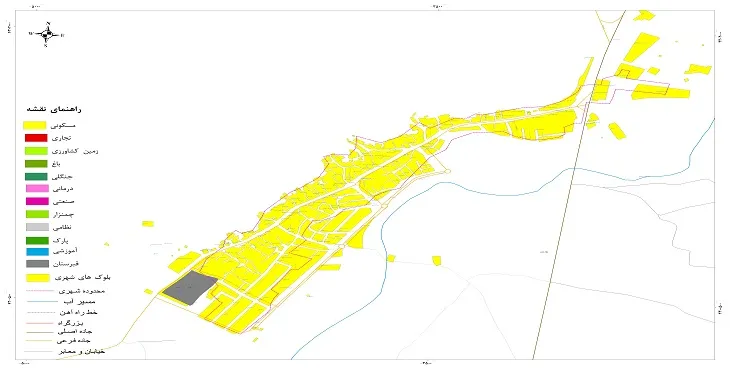 نقشه شیپ فایل (GIS) شهر ایواوغلی 1404 + عکس با کیفیت