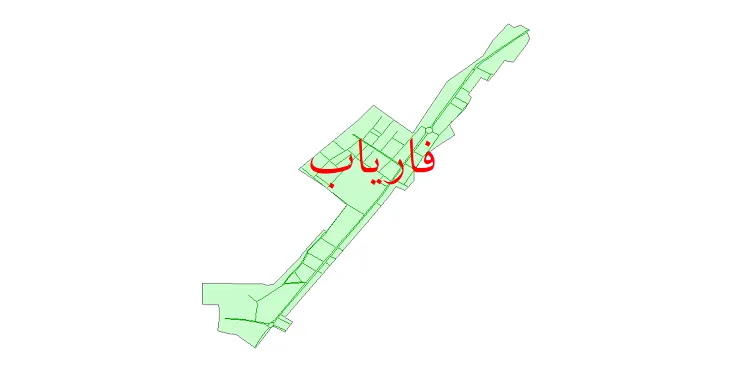 دانلود نقشه شیپ فایل شبکه معابر شهر فاریاب