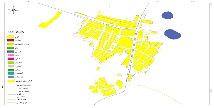 نقشه شیپ فایل (GIS) شهر توحید 1404 + عکس با کیفیت