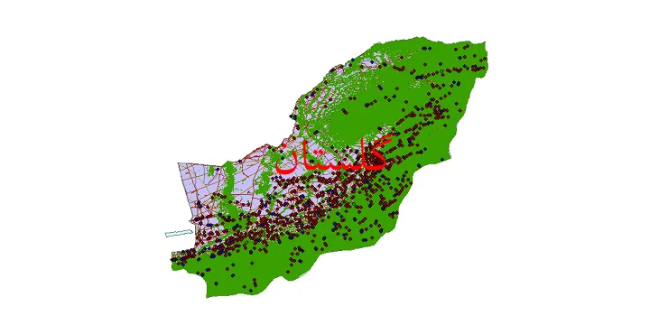 دانلود نقشه های شیپ فایل استان گلستان + کاملترین لایه GIS