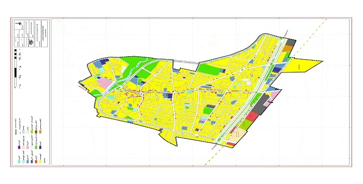 دانلود طرح جامع-تفصیلی شهر صائین قلعه + آلبوم نقشه ها