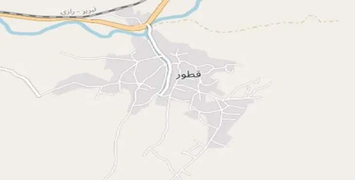 دانلود نقشه شهر قطور + pdf با کیفیت بالا