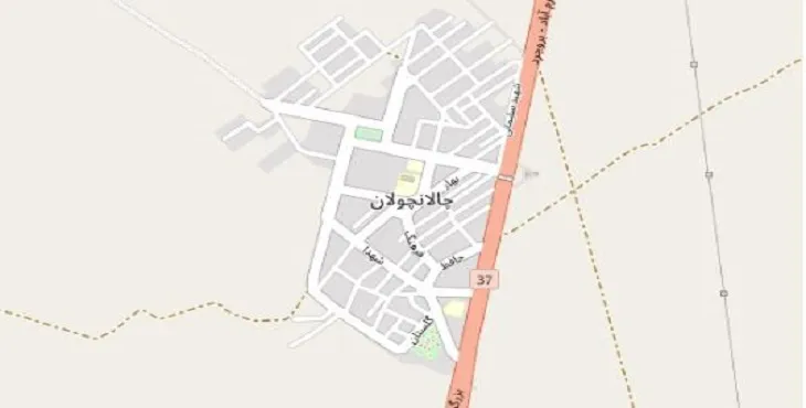 دانلود نقشه شهر چالان چولان + pdf با کیفیت بالا