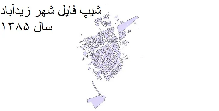 دانلود شیپ فایل بلوک آماری شهر زیدآباد