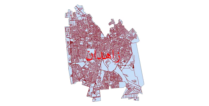 دانلود نقشه شیپ فایل شبکه معابر شهر زاهدان