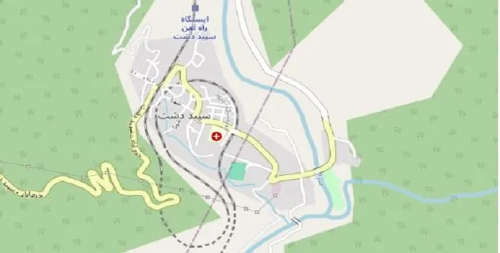 دانلود نقشه شهر سپید دشت + pdf با کیفیت بالا