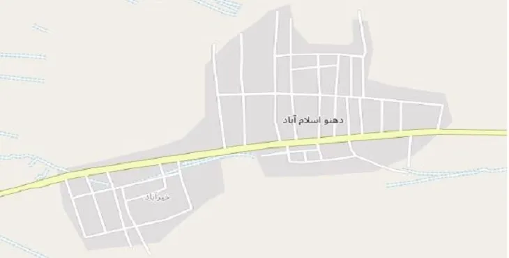 دانلود نقشه شهر دهنو اسلام آباد + pdf با کیفیت بالا