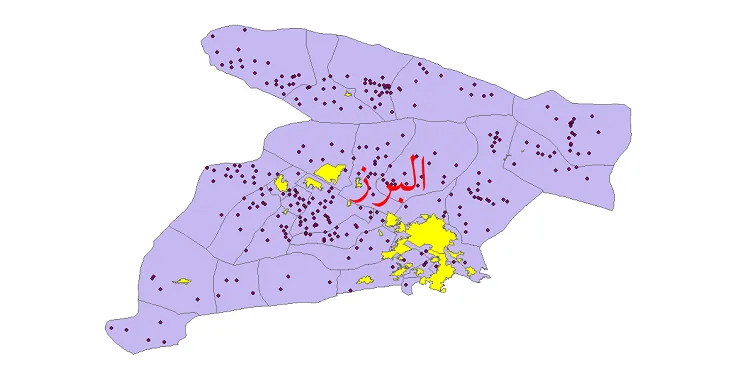 دانلود نقشه شیپ فایل (GIS) تقسیمات سیاسی استان البرز سال 1400