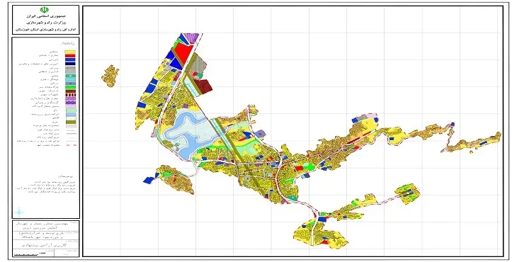 دانلود طرح جامع شهر باغملک سال 93 + آلبوم نقشه ها