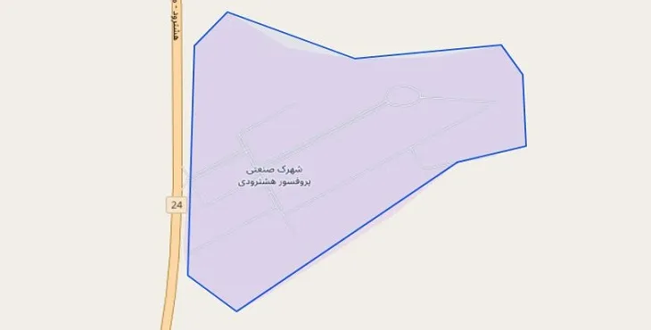 دانلود نقشه شهرک صنعتی هشترود + pdf با کیفیت بالا