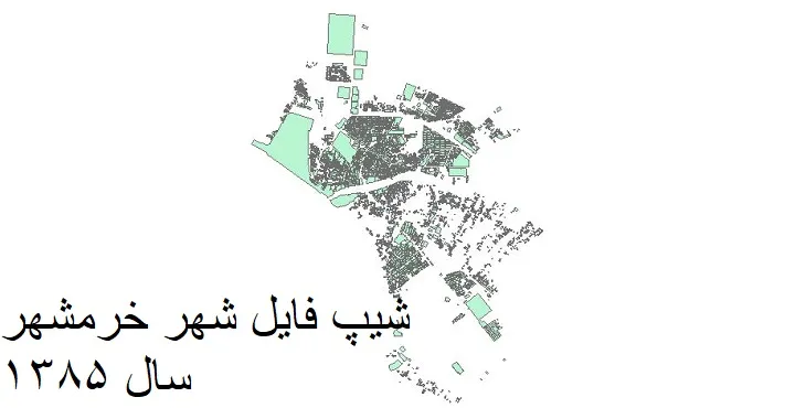 دانلود شیپ فایل بلوک آماری شهر خرمشهر
