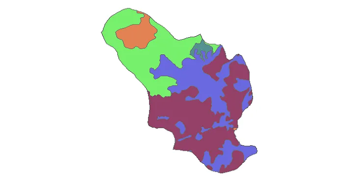 بروزترین نقشه شیپ فایل کاربری اراضی شهرستان خمینی شهر + PDF