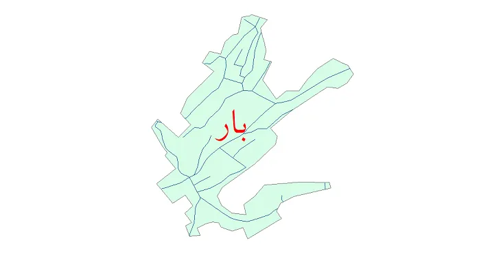 دانلود نقشه شیپ فایل شبکه معابر شهر بار