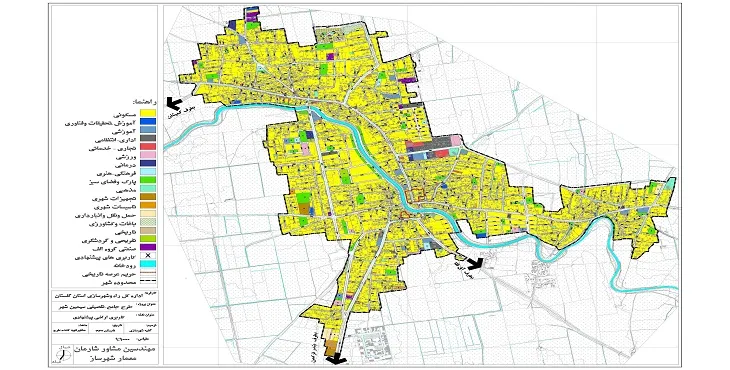 دانلود طرح جامع-تفصیلی شهر سیمین شهر سال 96+آلبوم نقشه ها