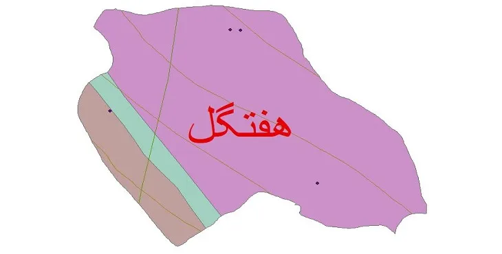 نقشه شیپ‌ فایل اقلیم‌شناسی شهرستان هفتگل + 7 لایه اقلیمی