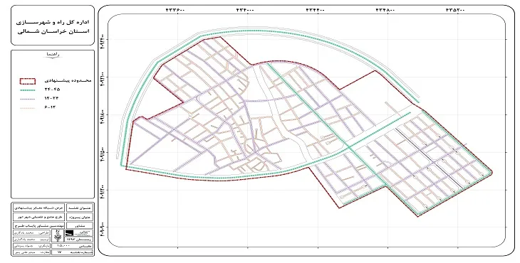 نقشه محدوده و حریم شهر ایور | کیفیت بالا