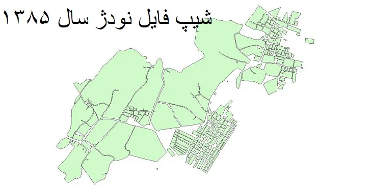 دانلود شیپ فایل بلوک آماری شهر نودژ