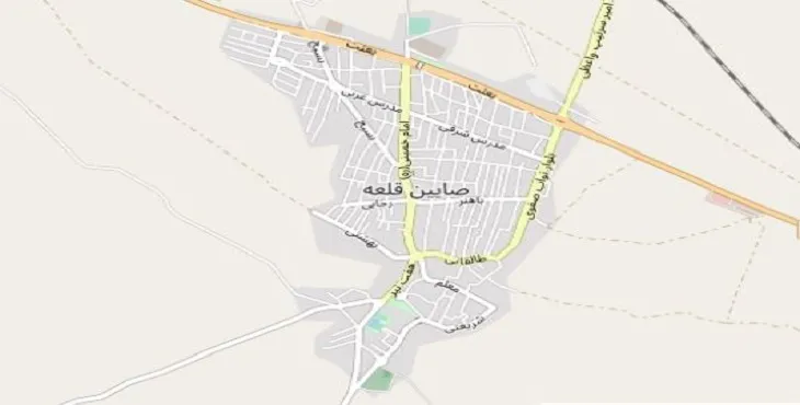 دانلود نقشه شهر صائین قلعه + pdf با کیفیت بالا