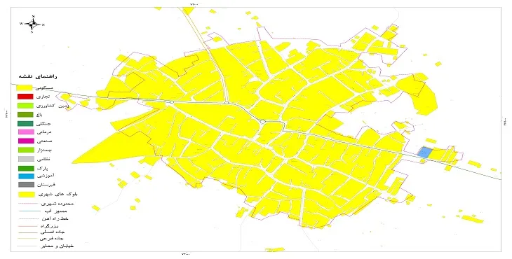 نقشه شیپ فایل (GIS) شهر لیلان 1404 + عکس با کیفیت