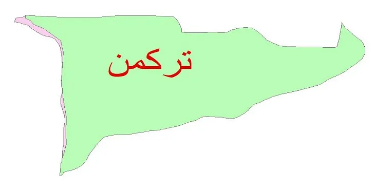 نقشه شیپ فایل (GIS) زمین‌ شناسی شهرستان ترکمن