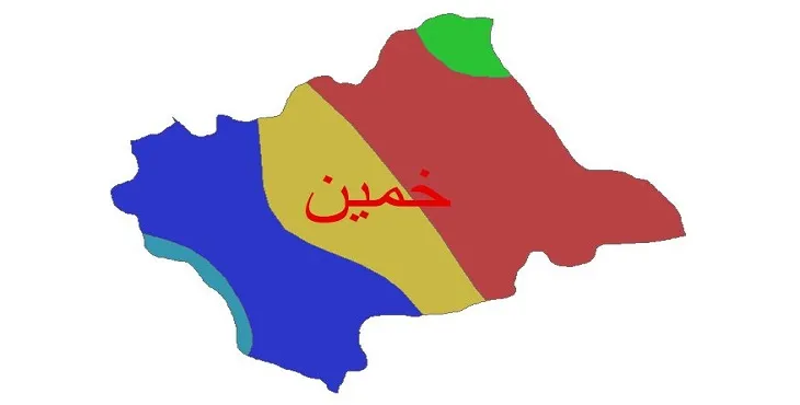نقشه شیپ‌ فایل اقلیم‌شناسی شهرستان خمین + 7 لایه اقلیمی