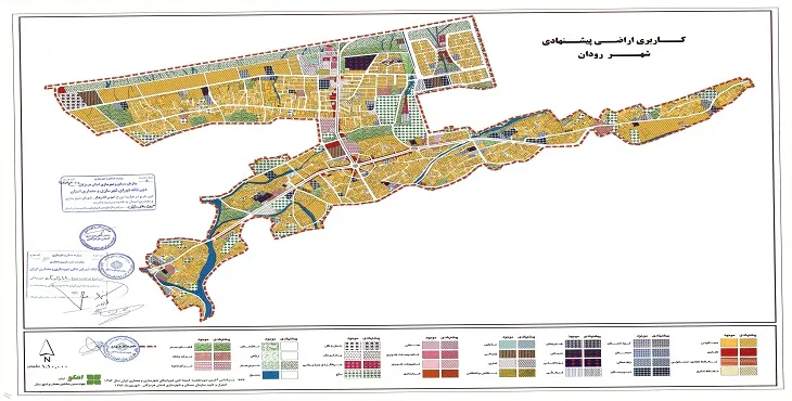 دانلود آلبوم نقشه های طرح جامع شهر رودان