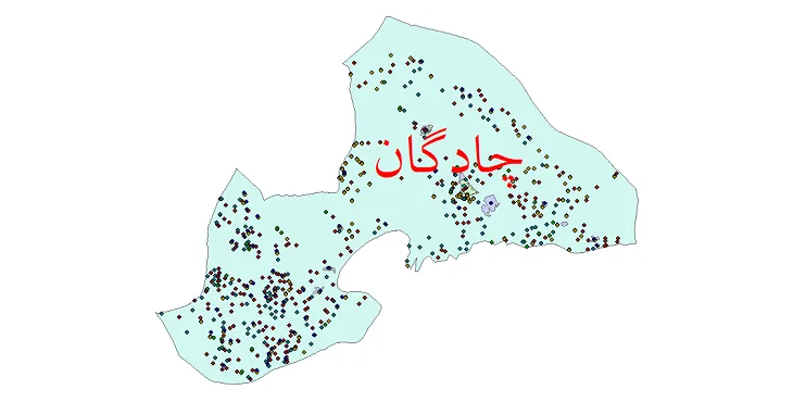 دانلود نقشه جمعیت نقاط شهری و روستایی شهرستان چادگان از سال 1335 تا 1395