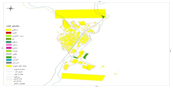 نقشه شیپ فایل (GIS) شهر شویشه 1404 + عکس با کیفیت