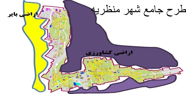دانلود آلبوم نقشه های طرح جامع شهر منظریه