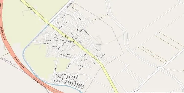 دانلود نقشه شهر جوزدان + pdf با کیفیت بالا