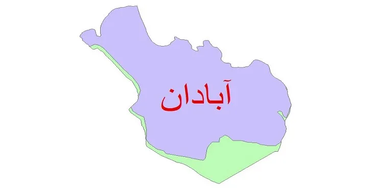 نقشه شیپ فایل (GIS) زمین‌ شناسی شهرستان آبادان