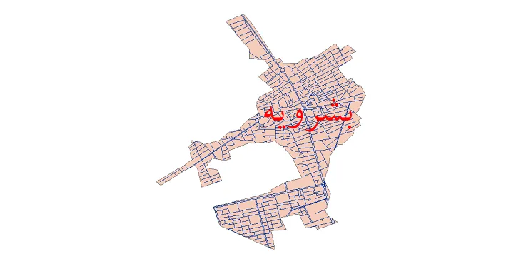 دانلود نقشه شیپ فایل شبکه معابر شهر بشرویه