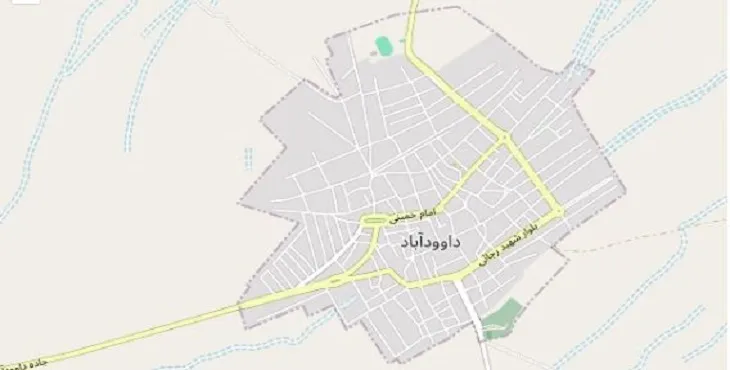 دانلود نقشه شهر داودآباد + pdf با کیفیت بالا