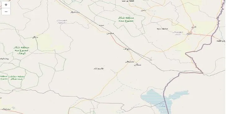 دانلود نقشه شهرستان خواف + pdf با کیفیت بالا