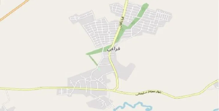 دانلود نقشه شهر فراغی + pdf با کیفیت بالا