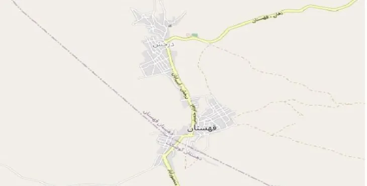 دانلود نقشه شهر قهستان + pdf با کیفیت بالا