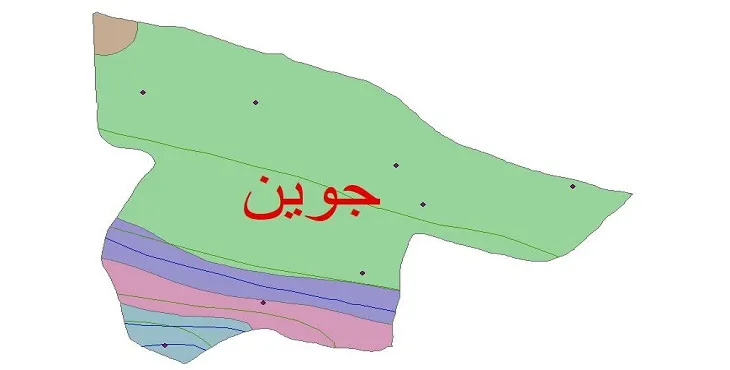نقشه شیپ‌ فایل اقلیم‌شناسی شهرستان جوین + 7 لایه اقلیمی