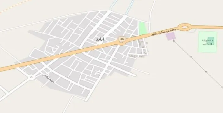 دانلود نقشه شهر انابد + pdf با کیفیت بالا