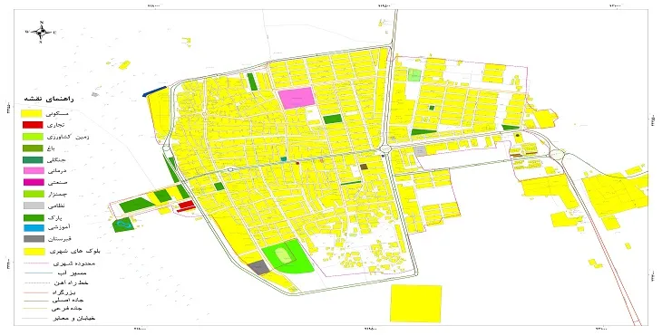 نقشه شیپ فایل (GIS) شهر بندر دیلم 1404 + عکس با کیفیت