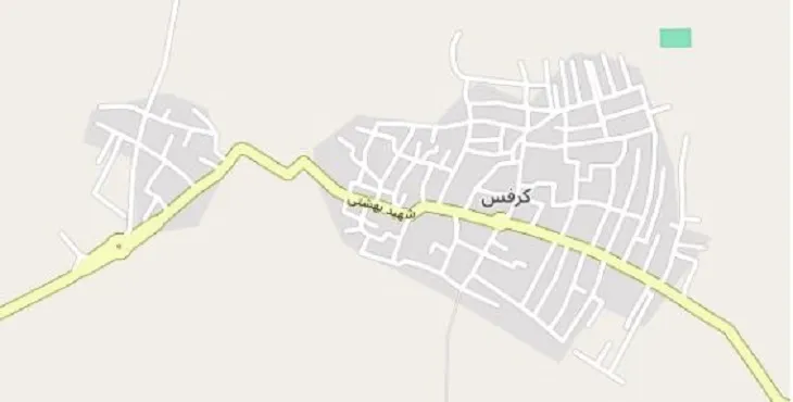 دانلود نقشه شهر کرفس + pdf با کیفیت بالا